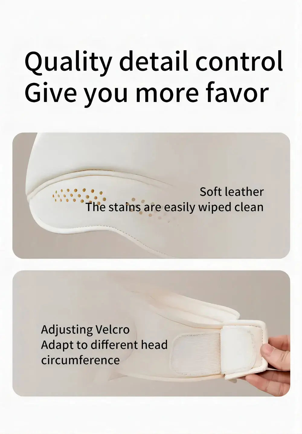 DearCocoon head and neck sleep massager with heat and airbag compression, designed for headache relief and relaxation.